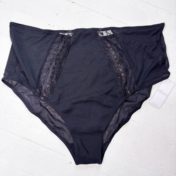 Elomi Black Star Matilda Full Coverage Undies Size 4XL NWT - Picture 2 of 5